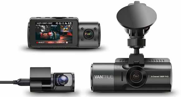 VANTRUE OnDash N4 3チャンネルドライブレコーダー VANTRUE ドライブ